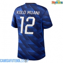 Camisa de time de futebol França Randal Kolo Muani #12 Replicas 1º Equipamento Mundo 2026 Manga Curta